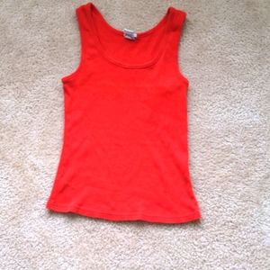 Dark orange tank top